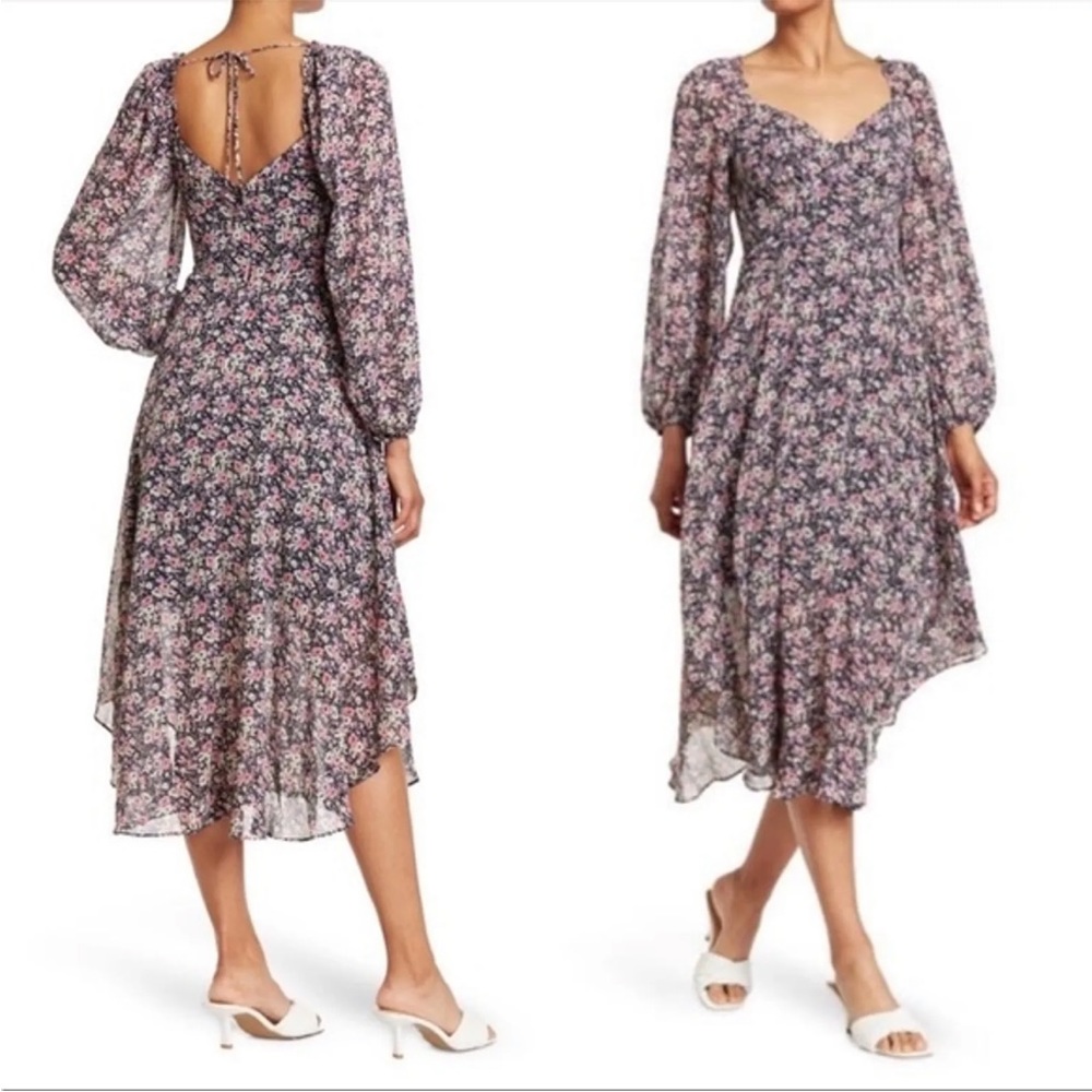 ASTR The Label - Floral - Sweetheart Neckline - Dress - Size Medium
